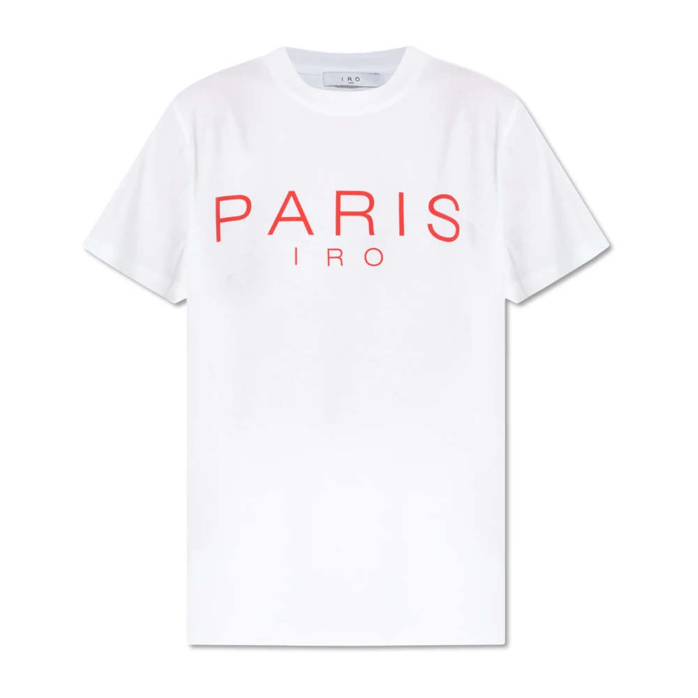 IRO T-shirt 'Izoe' White Dames