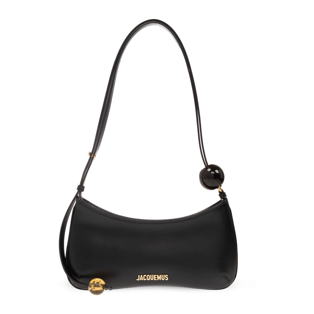 Jacquemus Donna Nero - Le Bisou Perle Shoulder Bag - Bags - One Size