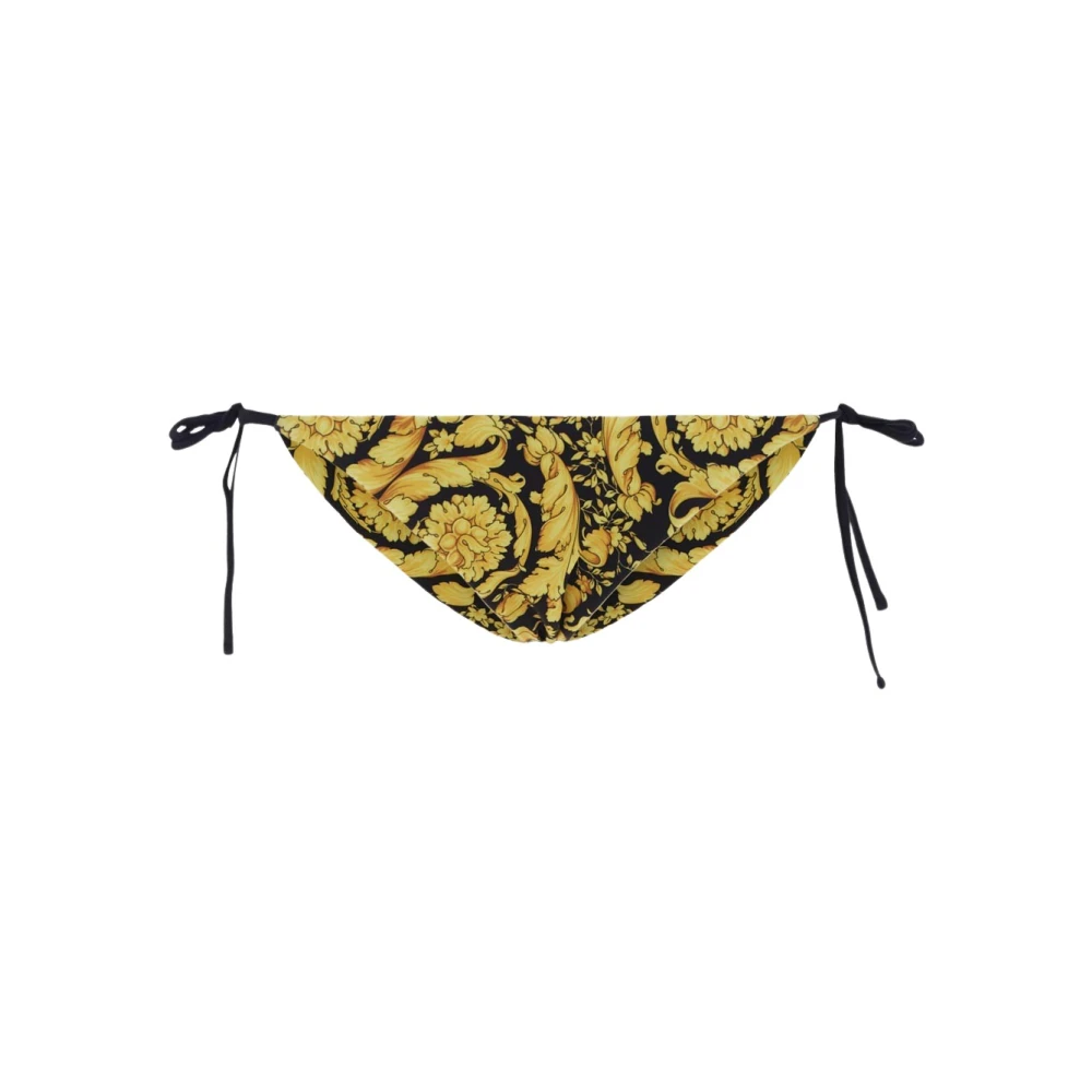 Versace Women's Yellow Barocco Bikini Bottoms
