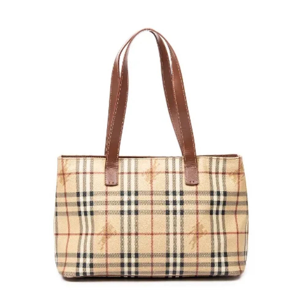 Burberry tote store bag canvas