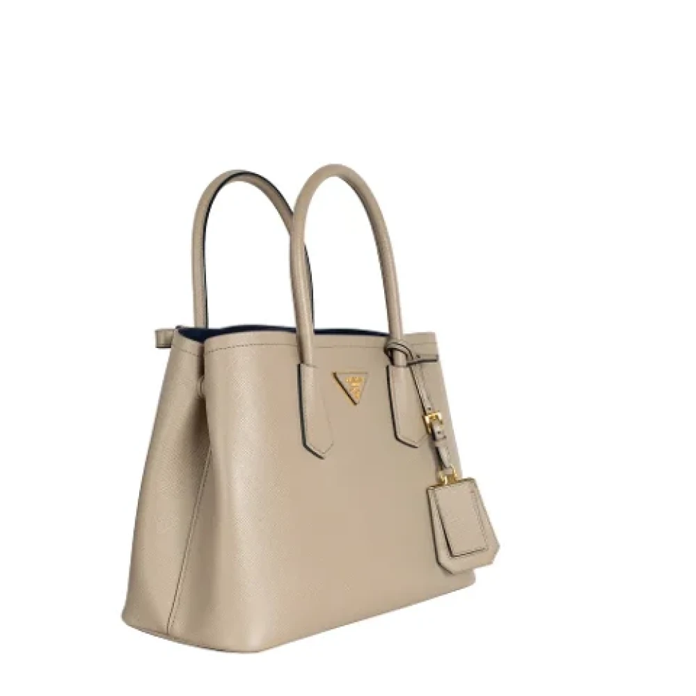 Prada Vintage Pre-owned Leather prada-bags Gray Dames