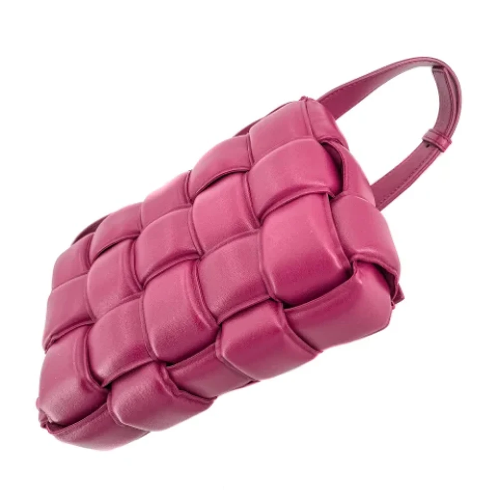 Bottega Veneta Vintage Pre-owned Leather handbags Purple Dames