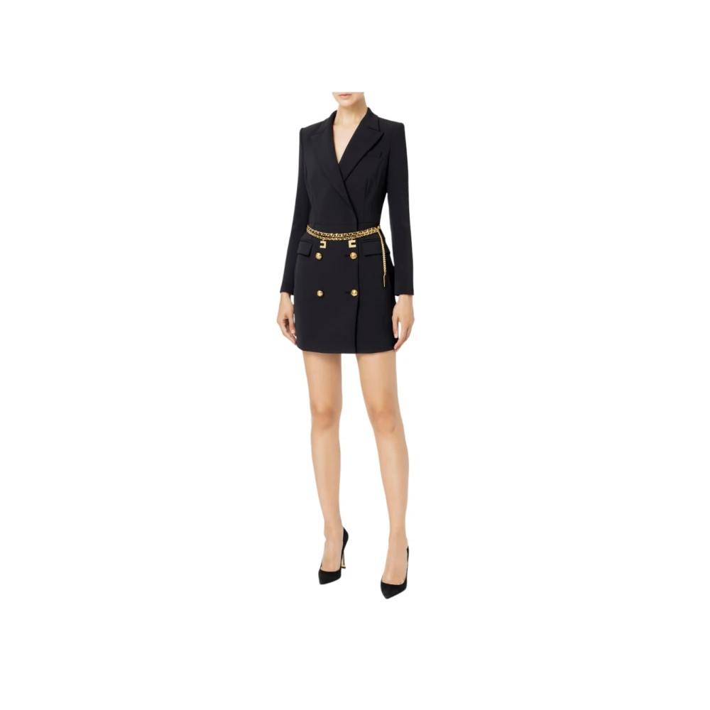 Elisabetta Franchi Elegante Jurk voor Speciale Gelegenheden Black Dames