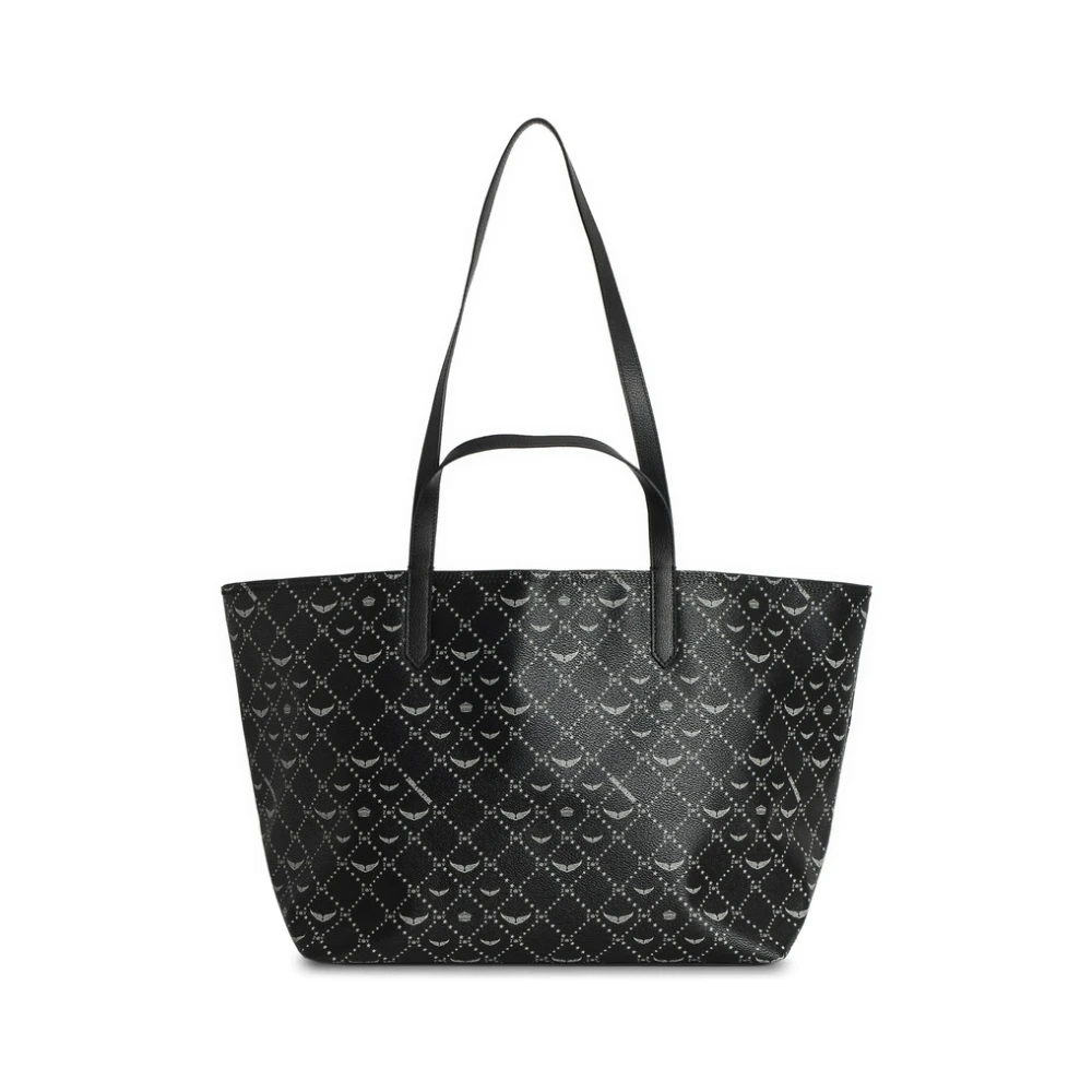 Zadig & Voltaire Zwarte Tote Tas met Meerdere Handvatten Black Dames