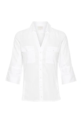 Ljus Vit Blus Cortniapw Stil
