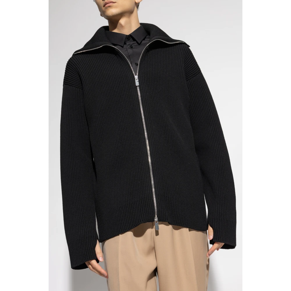 Burberry Wollen vest Black Heren