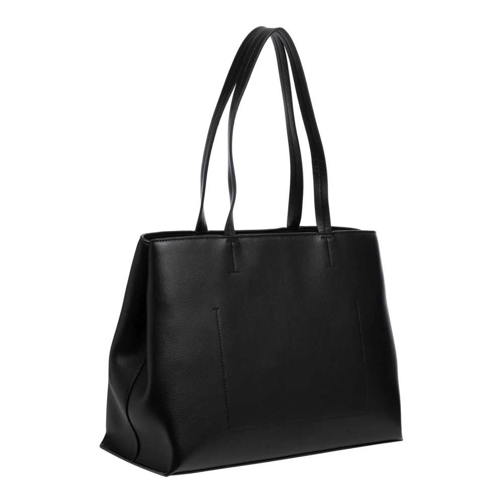 Calvin Klein Stijlvolle Tote Tas met Magneetsluiting Black Dames