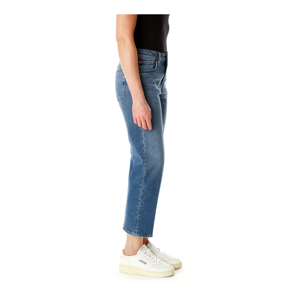 closed Cropped Straight Fit Jeans Blue Dames