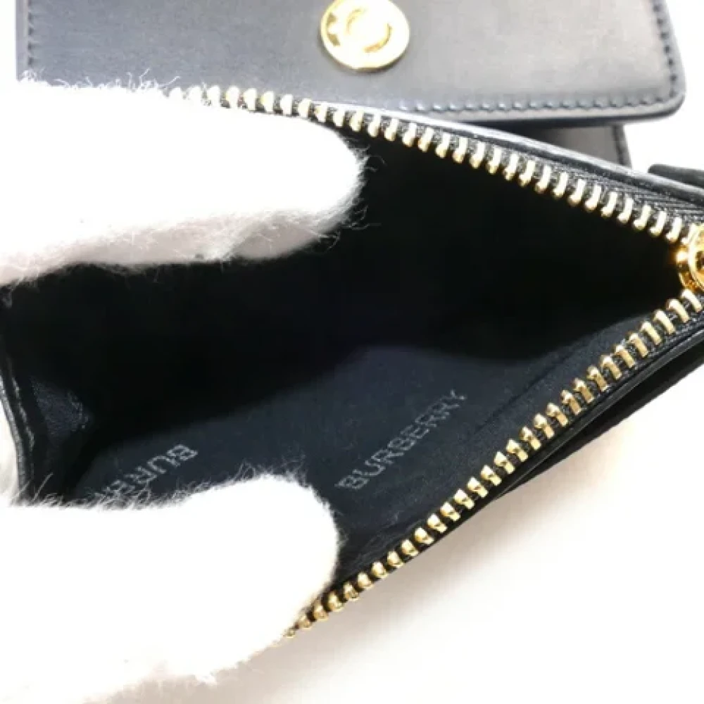 Burberry Vintage Pre-owned Leather wallets Beige Dames