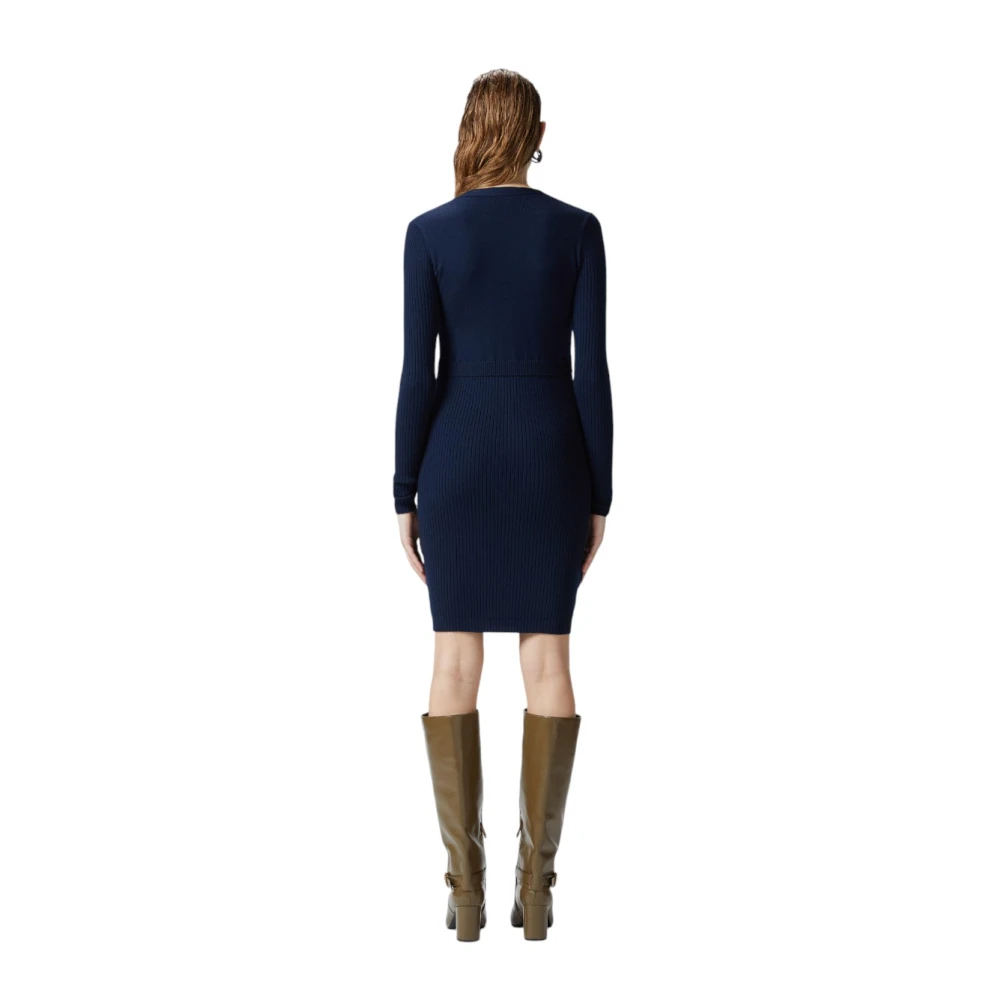 pinko Elegante Jurk voor Vrouwen Blue Dames