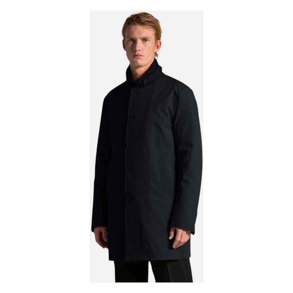 Duno Blauwe 3-laags pufferjas Blue Heren
