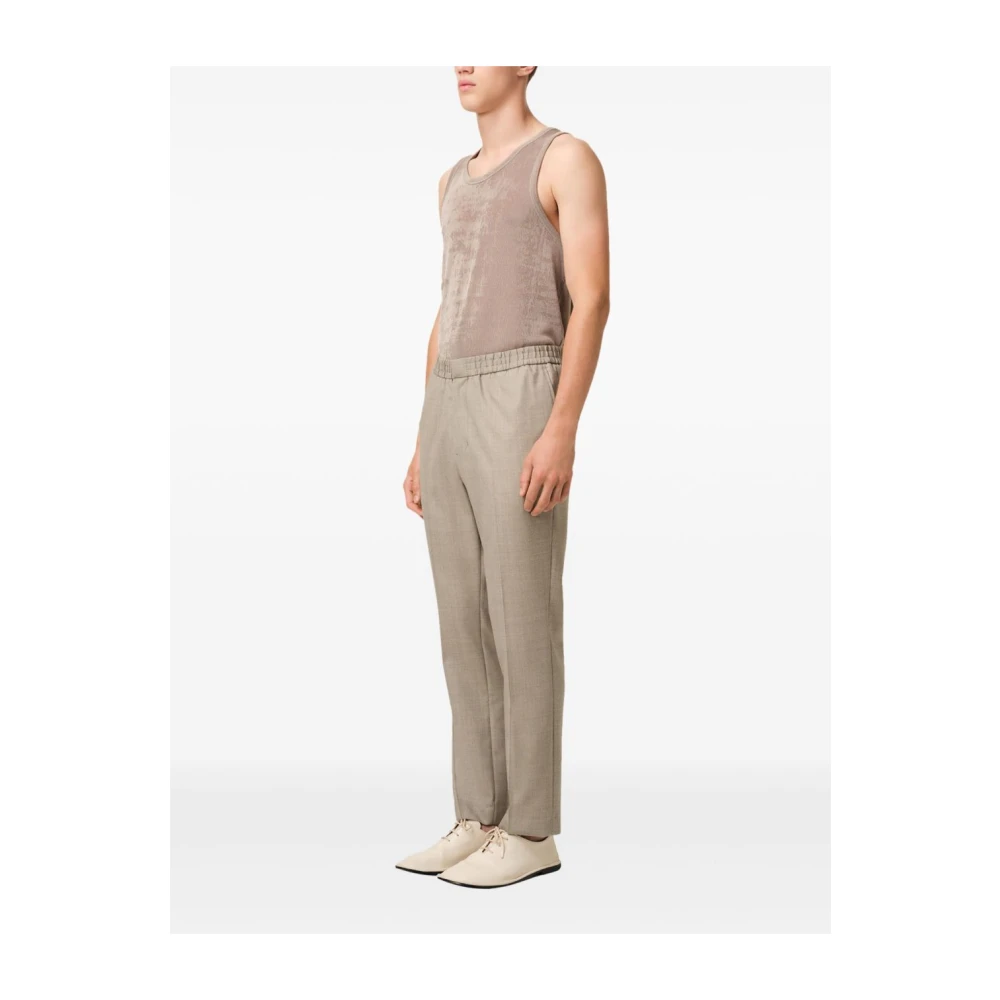 Ami Paris Elastische taillebroek Gray Heren