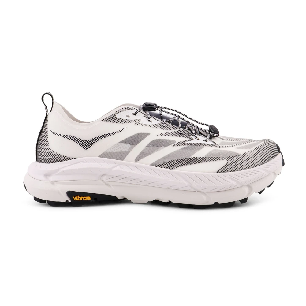 Hoka One One White Running Shoes, Male, 4 Uk, Mafate Speed 4 Lite Ts