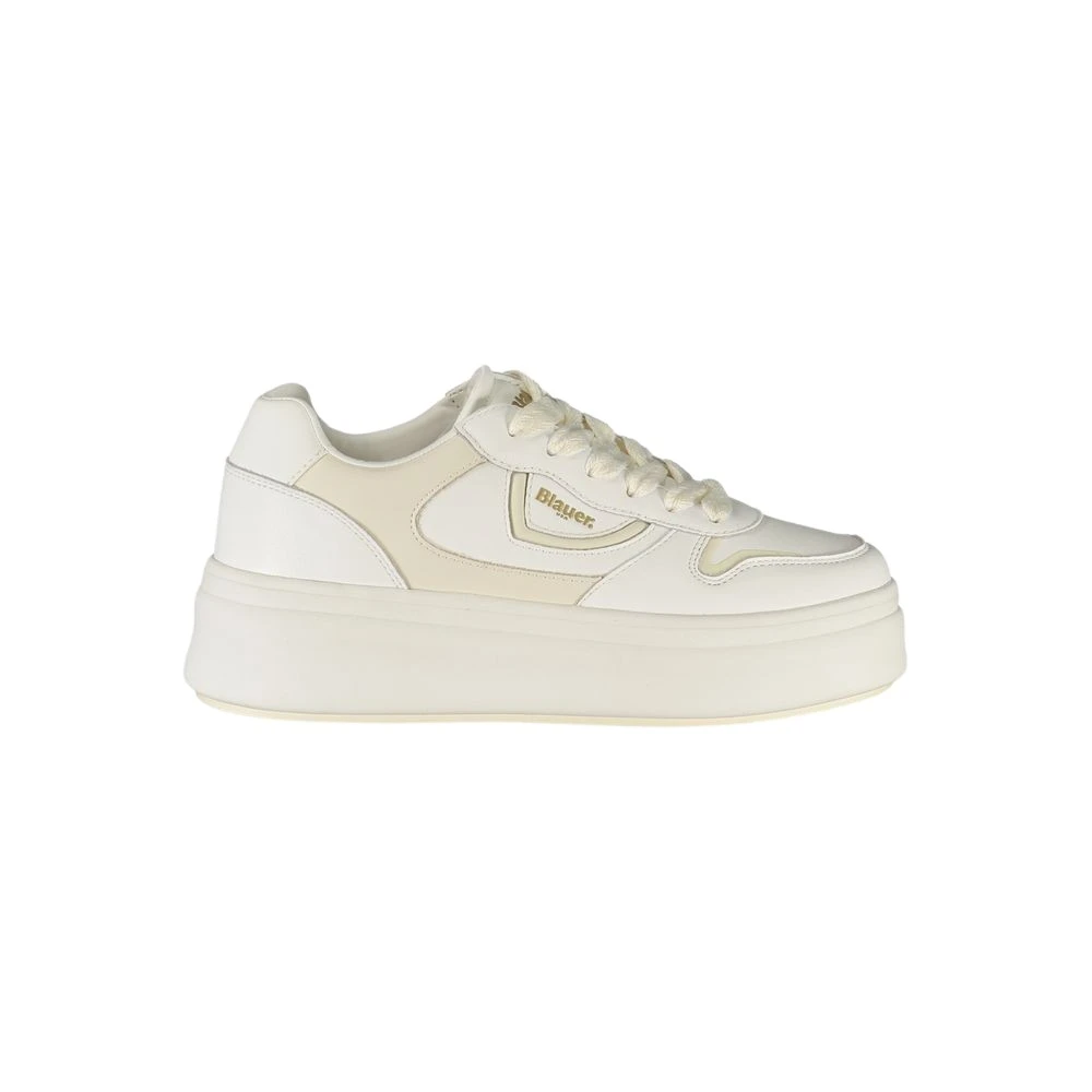 Blauer , Sneakers, Female, White, 3 Uk, Leather Sneaker
