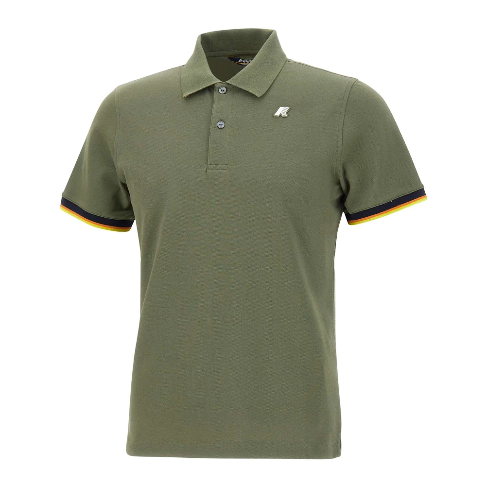 K-Way Mannelijk Groente Tops Heren, Groen, 2XL, Polo Shirts