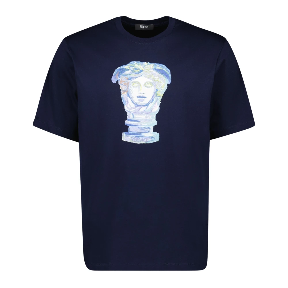 Versace Medusa Gallery T-shirt Vår-Sommar 2025 Blue, Herr