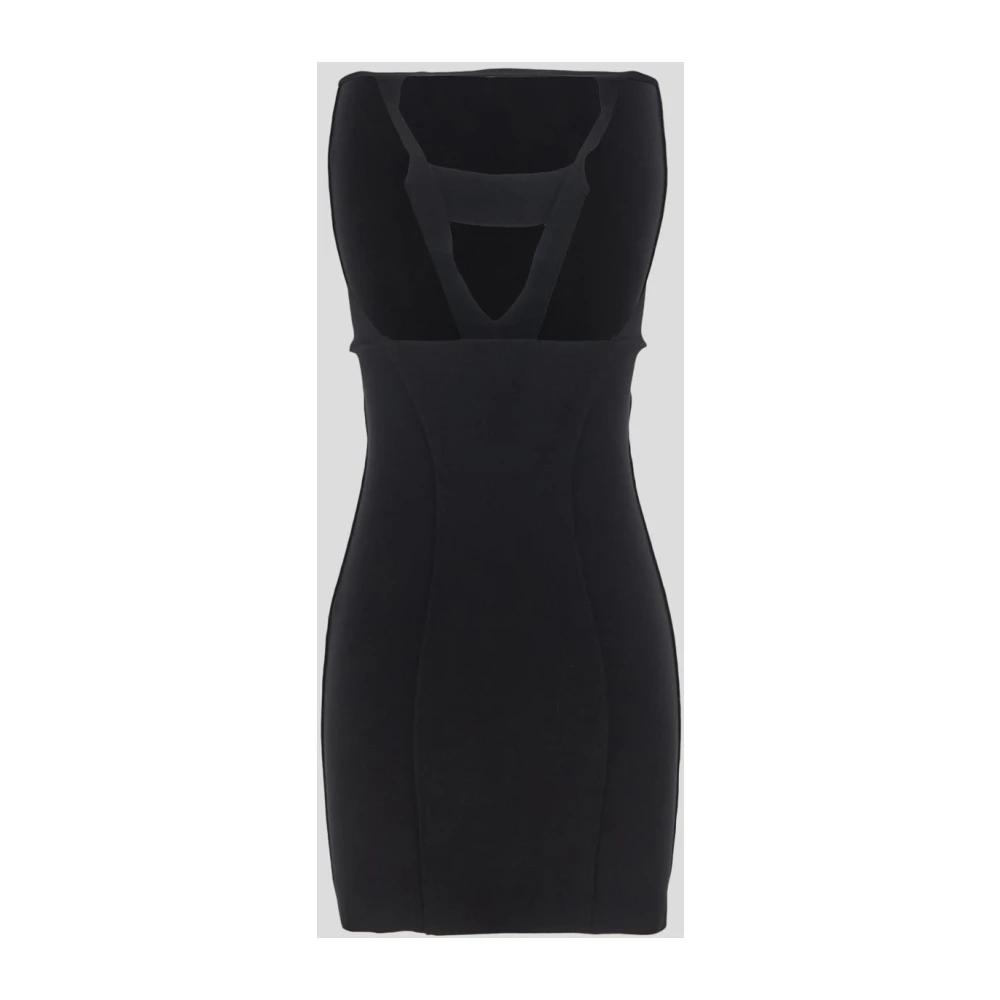 Rick Owens Sling Mini Jurk Black Dames