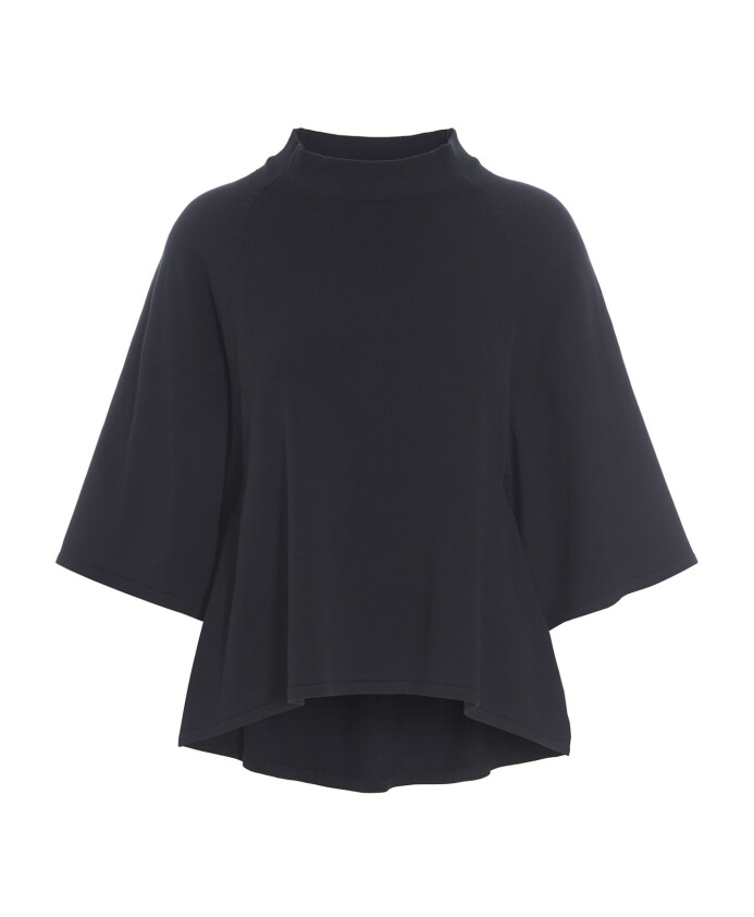 blouse-noire-a-manches-3-4