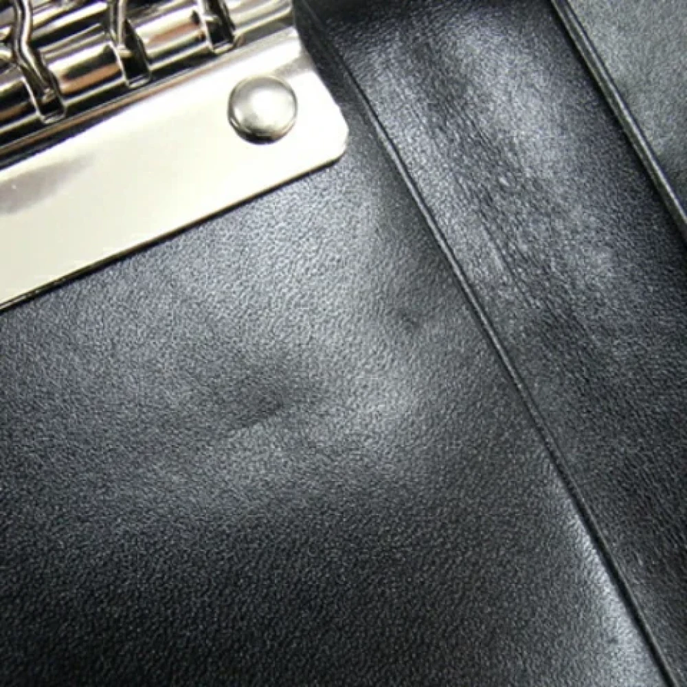 Burberry Vintage Pre-owned Leather home-office Black Dames