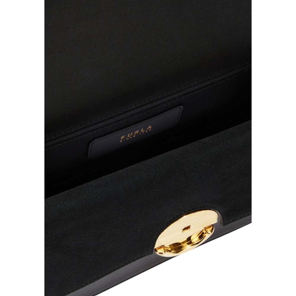 Furla Sfera Schoudertas in Zwart Black Dames