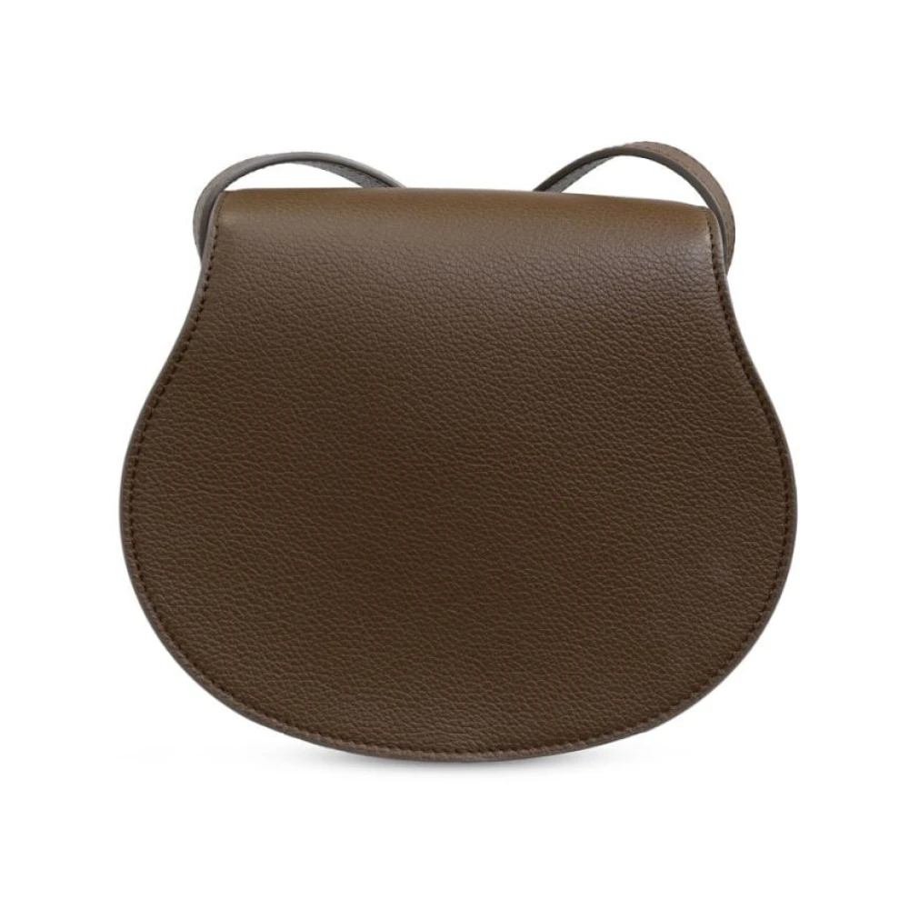 Chloé Bruin Leren Crossbody Tas Brown Dames