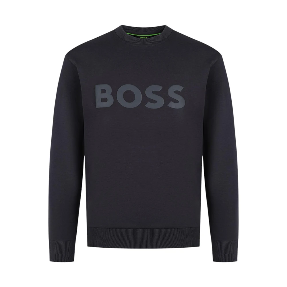 Hugo Men's Blue Sweatshirts, 2XL, Round-Neck Knitwear