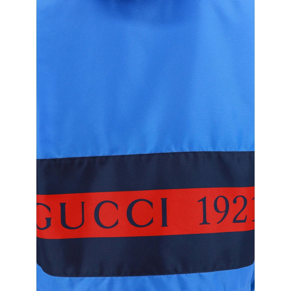 Gucci Blauwe Ss24 Herenjas Blue Heren