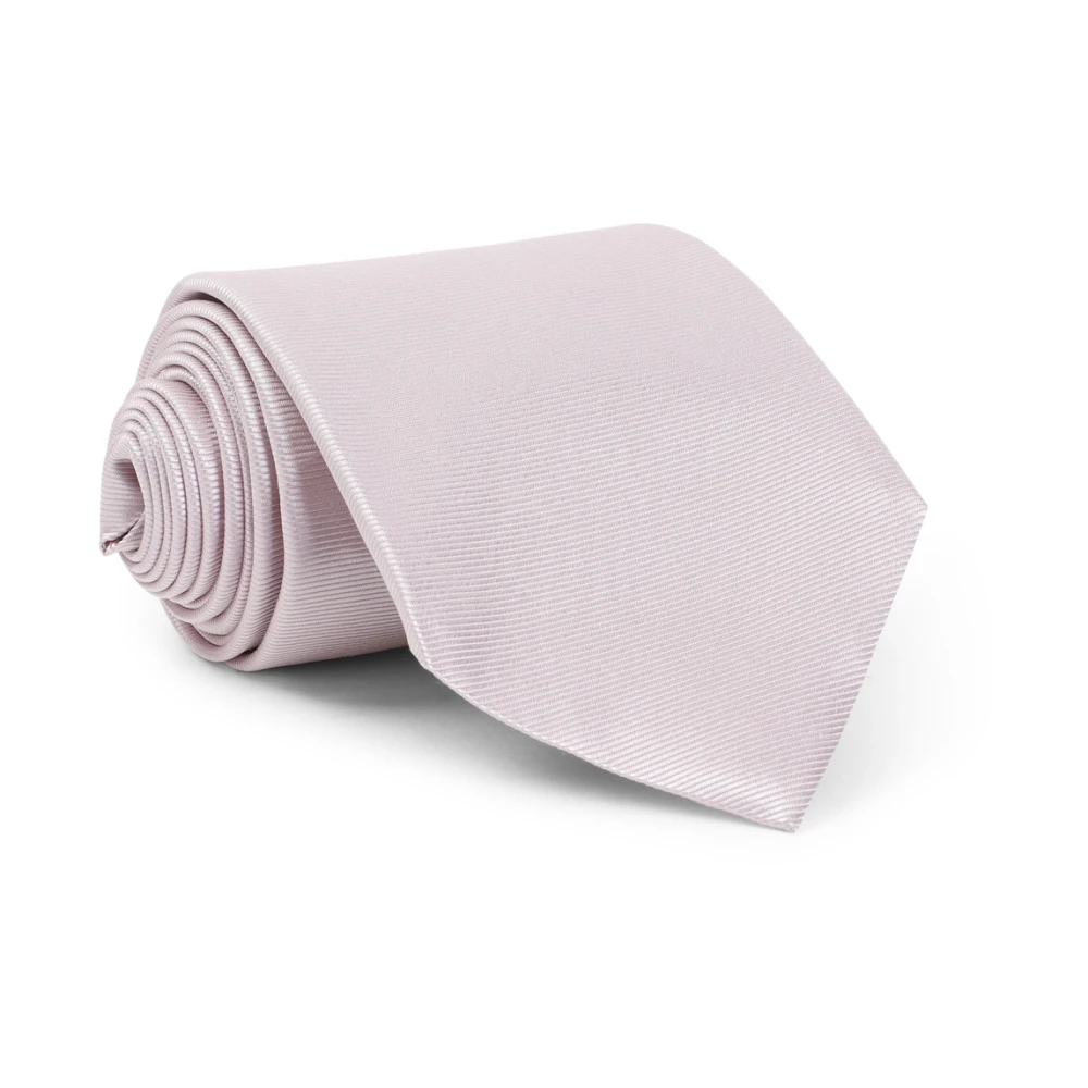 Tom Ford Roze Paarse Zijden Stropdas Pink Heren