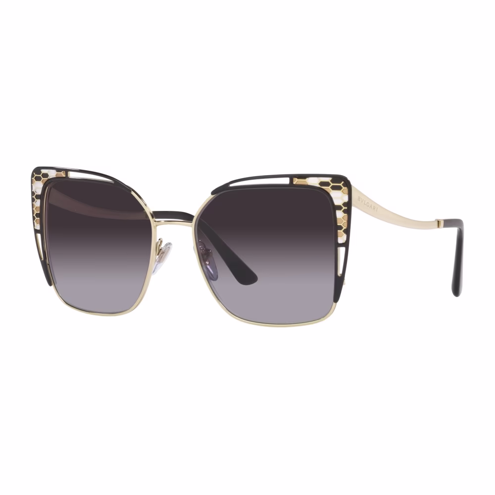 Gold Schwarz/Grau Getönte Sonnenbrille