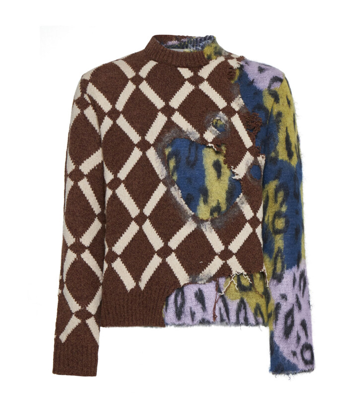 pull-color-block-motif-diamant-et-leopard