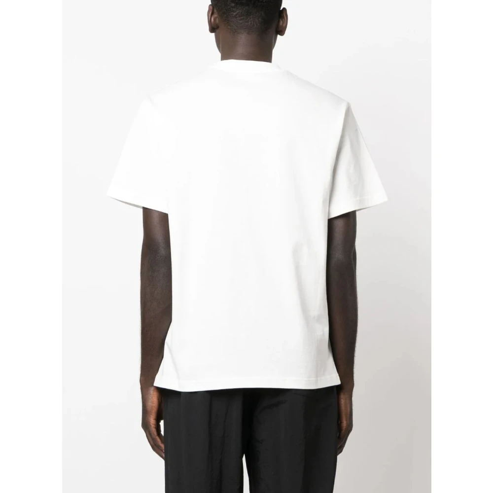 A-Cold-Wall Witte T-shirts en Polos met Strata Bracket White Heren
