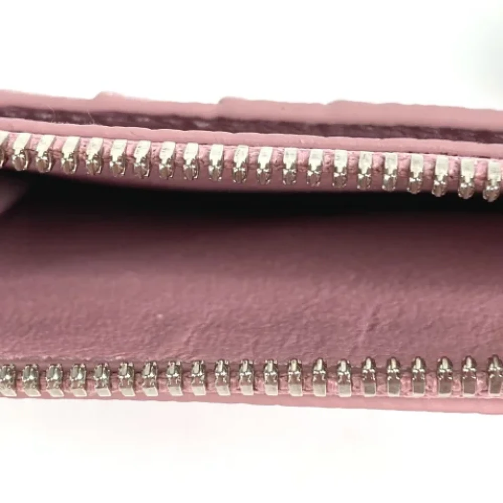 Balenciaga Vintage Pre-owned Leather wallets Pink Dames