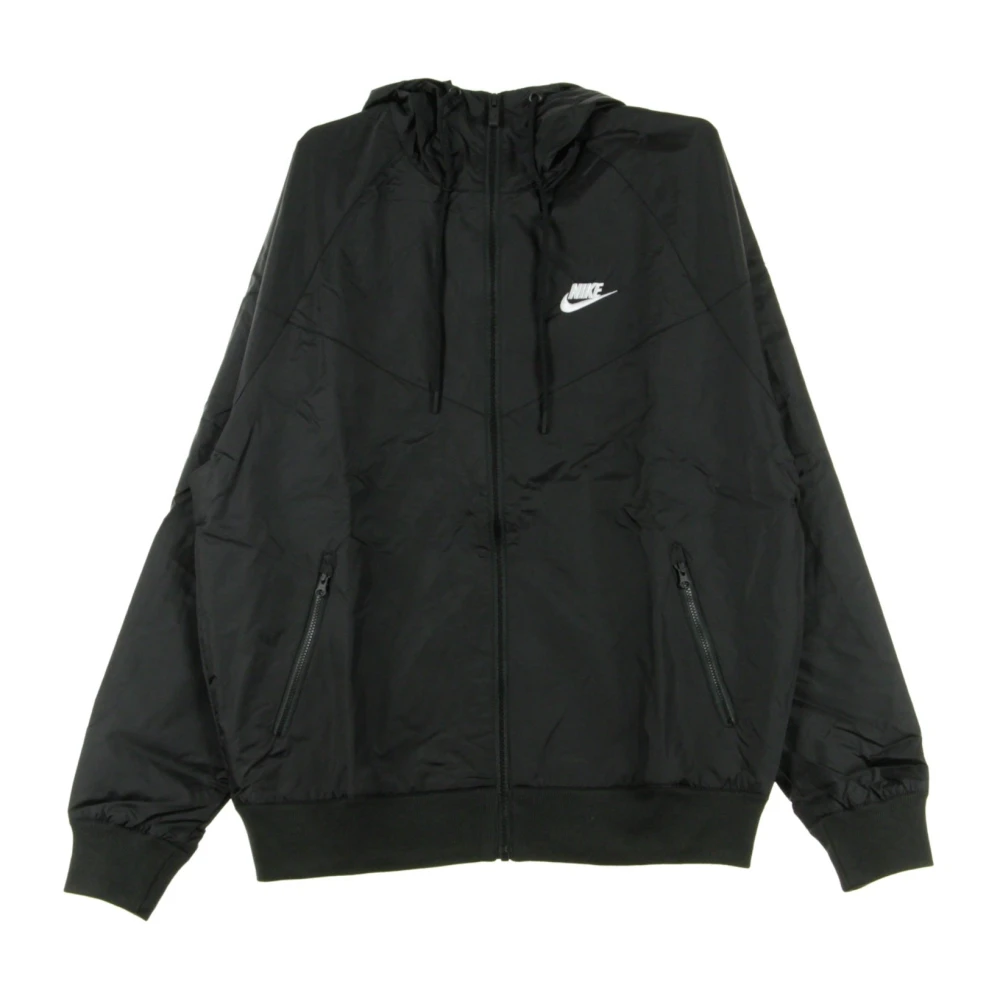 Nike Zwarte Windbreaker Jas voor Mannen Black Heren