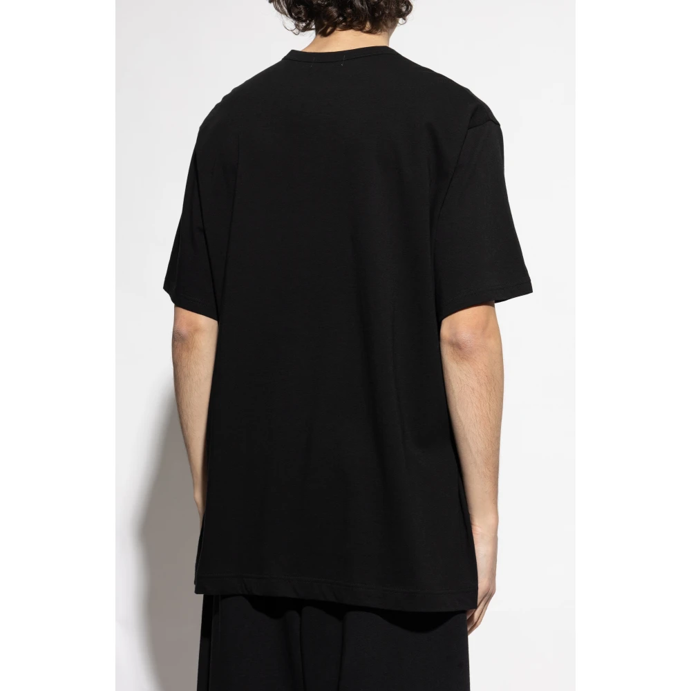 Y-3 Katoenen T-shirt Black Heren