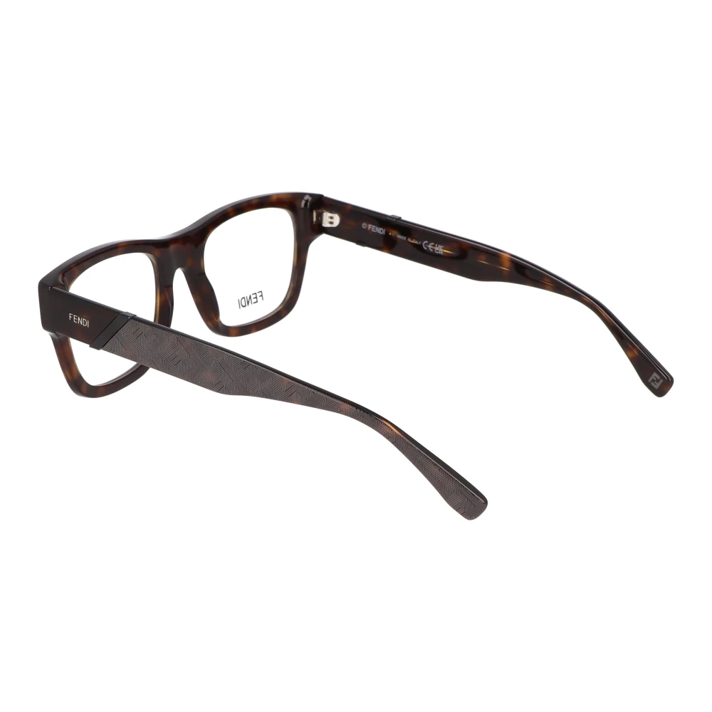 Fendi Vierkante acetaat brilmontuur model Fe50089I Black Unisex