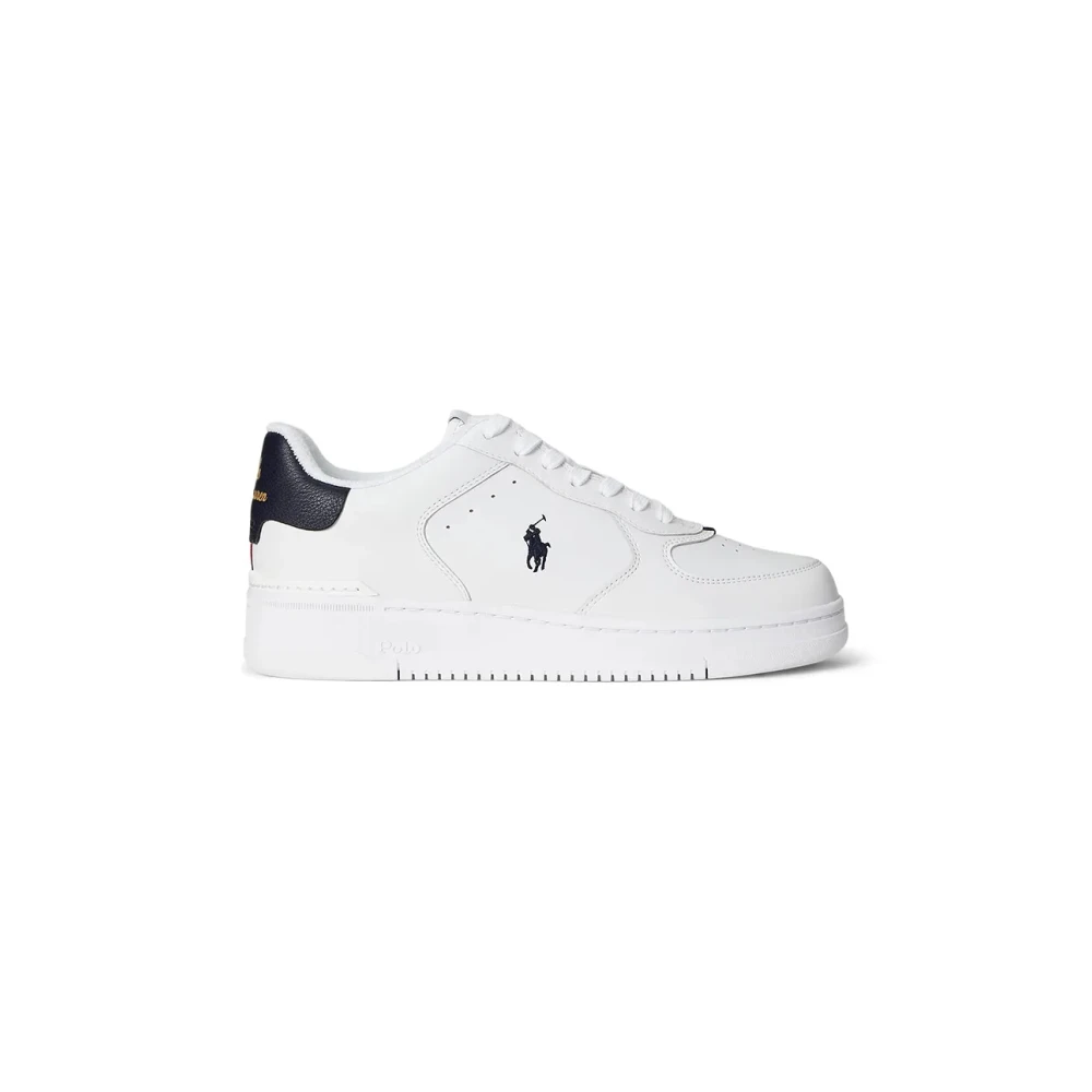 Polo Ralph Lauren Sneakers, Male, 7 Uk, Masters Court Leather Sneaker White