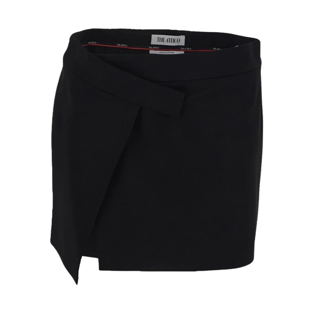 The Attico Cloe Mini Skirt Stijlvol en Trendy Black Dames
