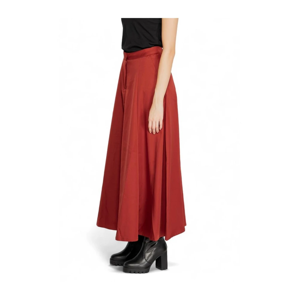 Vero Moda Rode Polyester Rok Herfst Winter Collectie Red Dames