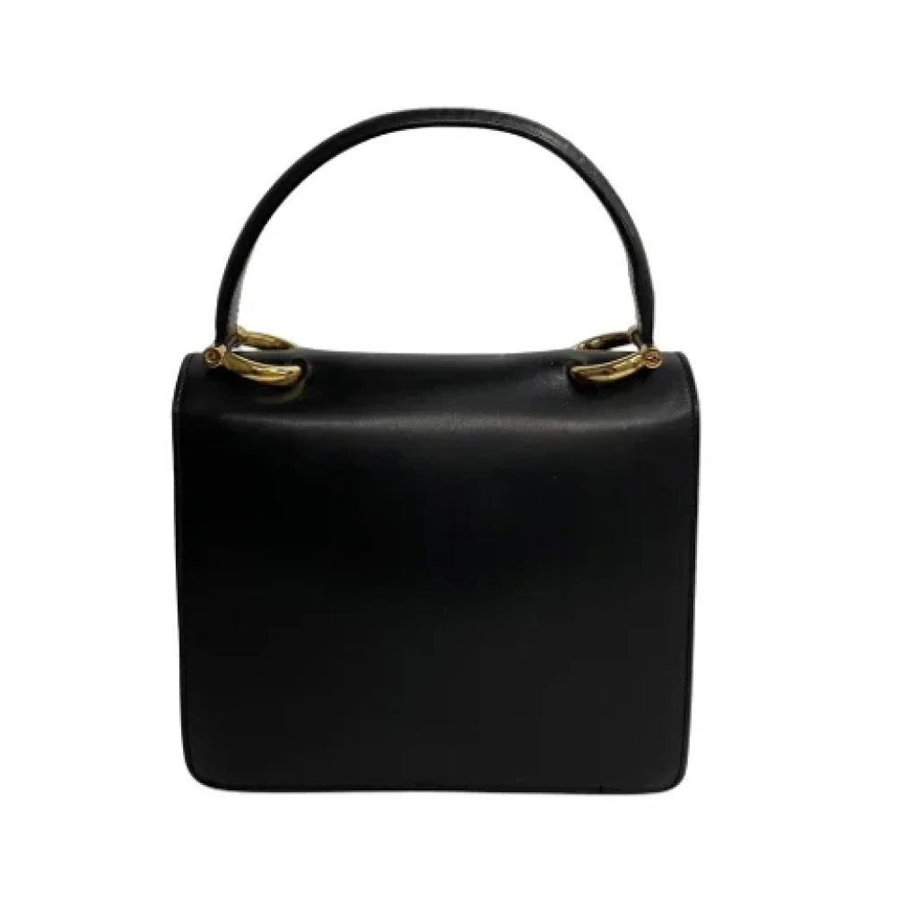 Celine Vintage Pre-owned Leather celine-bags Black Dames
