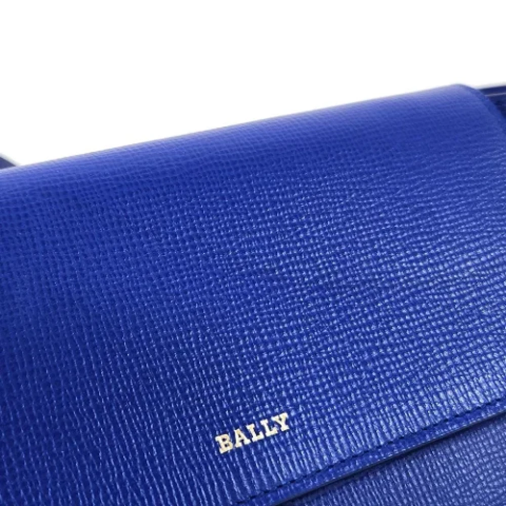 Bally Pre-owned Leather wallets Blue Dames