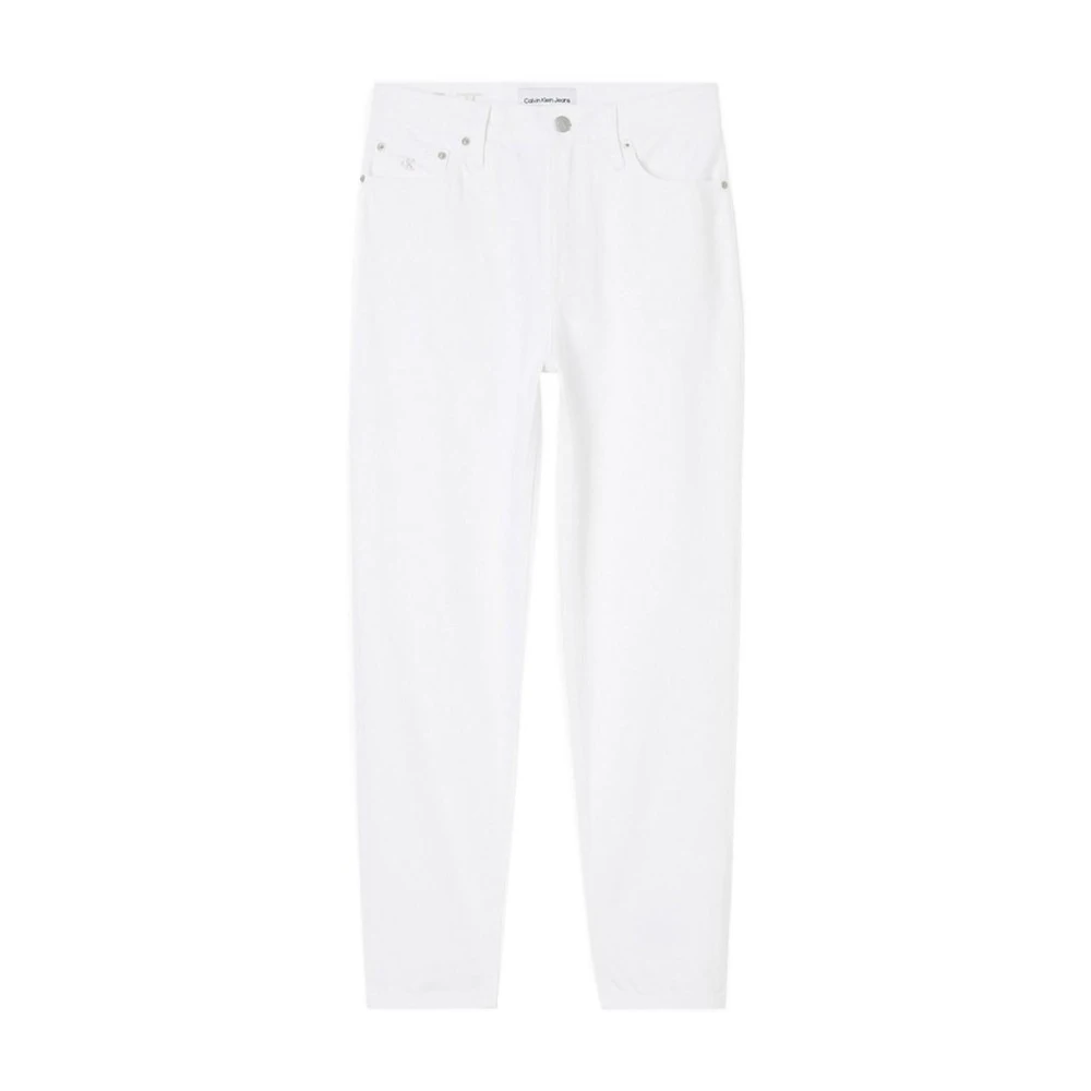 Calvin Klein Hoge kwaliteit witte mom jeans White Dames