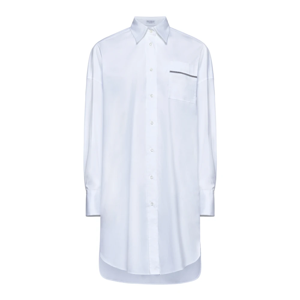 BRUNELLO CUCINELLI Wit Overhemd voor Mannen White Dames