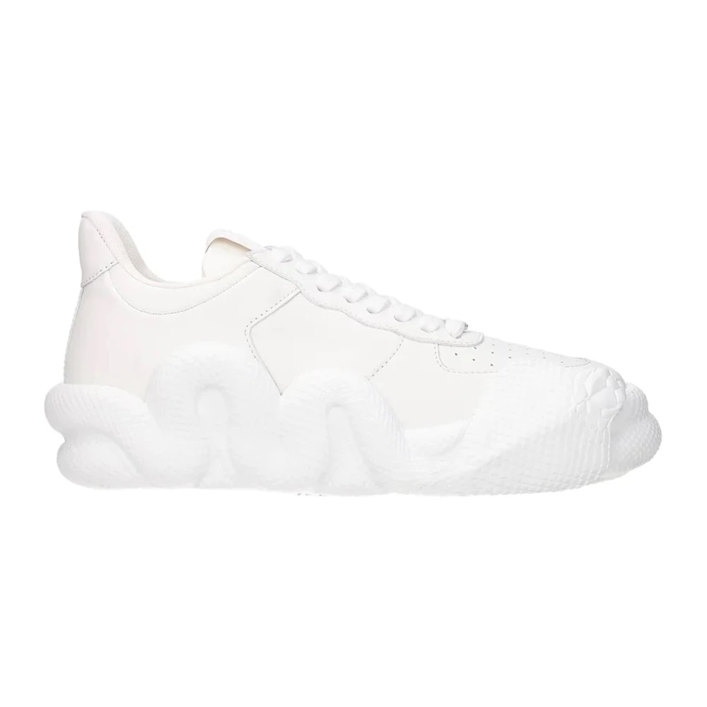 Giuseppe Zanotti Cobra Läder Sneakers White, Herr