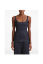 ocean-blue-square-neck-sleeveless-top