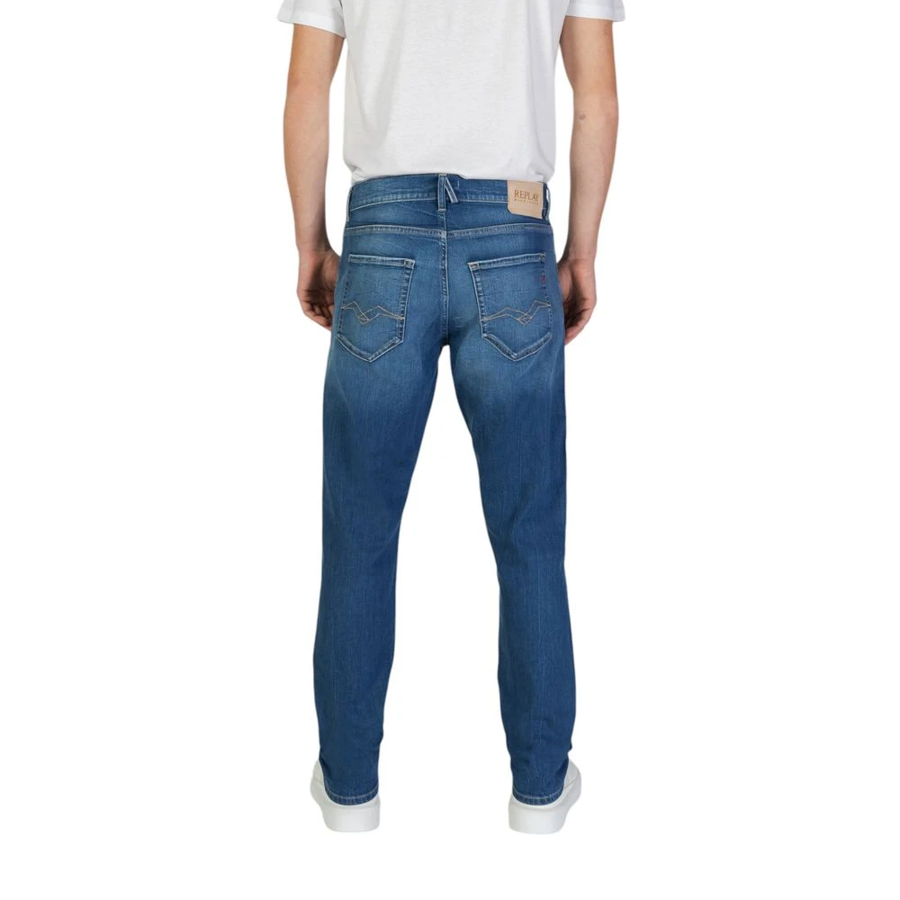 Replay Tapered Jeans Blue Heren
