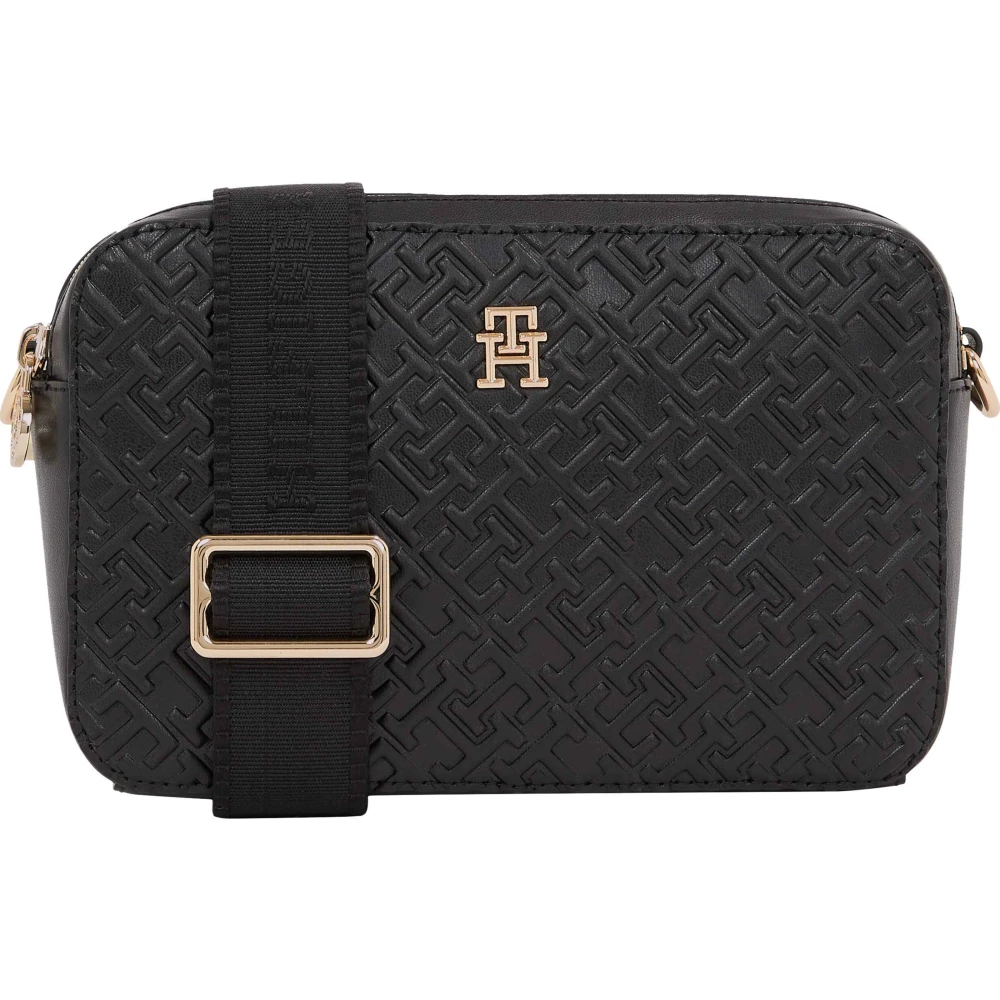 Tommy Hilfiger Monogram Crossbody Cameratas Black Dames