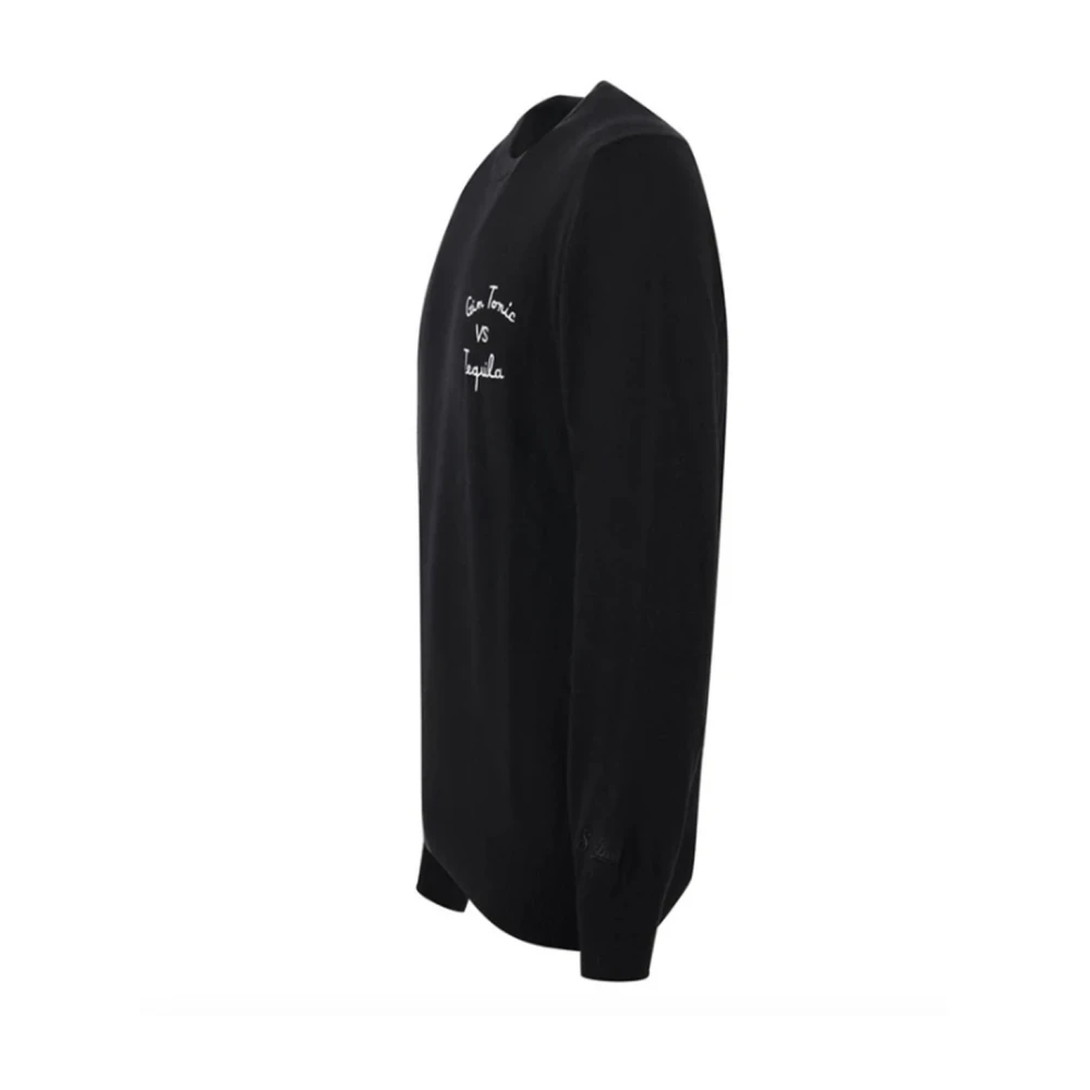 MC2 Saint Barth Stijlvolle Sweater maglione Black Heren
