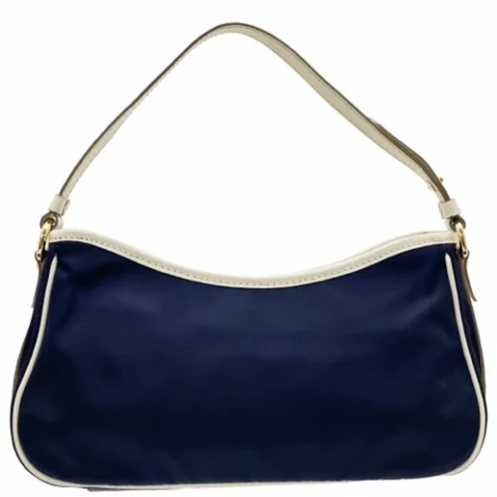 Salvatore Ferragamo Pre-owned Leather handbags Blue Dames
