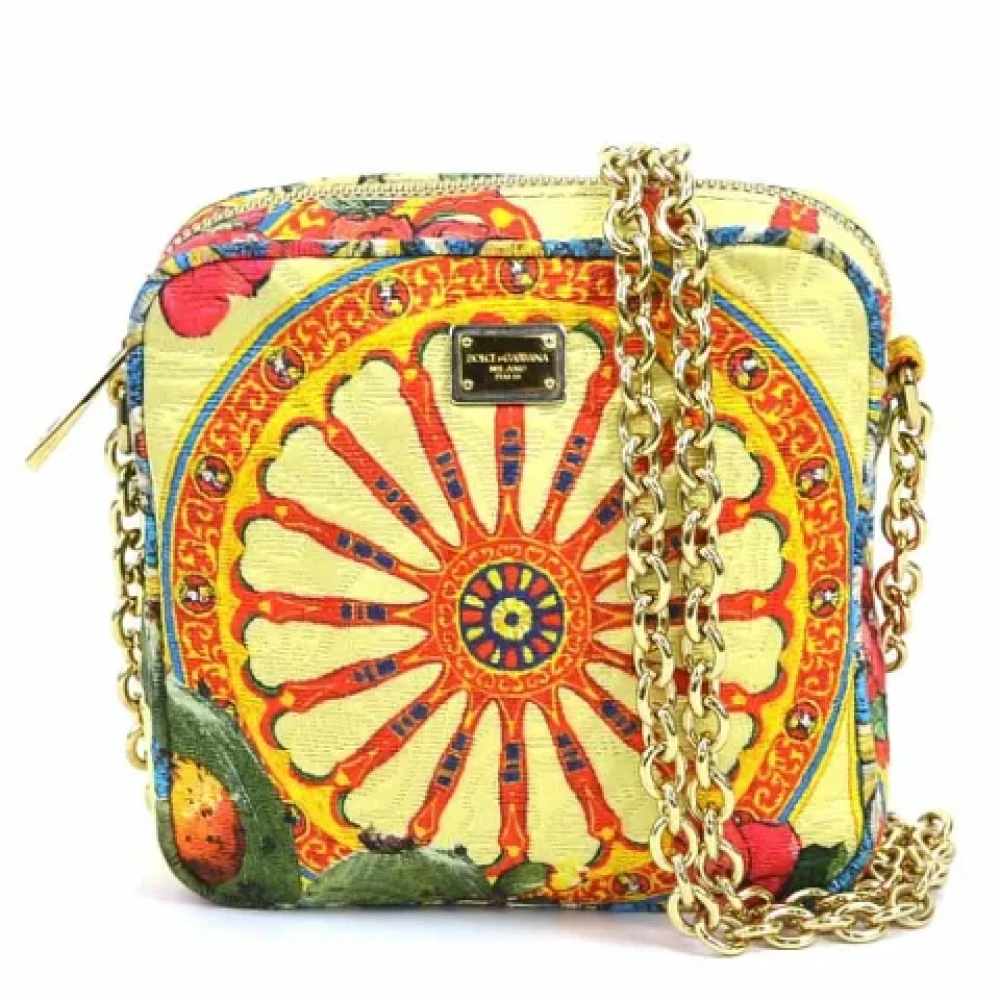 Dolce & Gabbana Pre-owned Canvas shoulder-bags Multicolor Dames