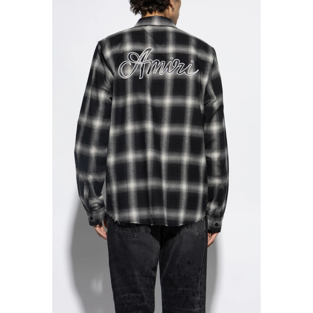Amiri Logo shirt Black Heren